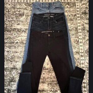 American Eagle Size 4XL High Rise Super Stretch Jeggings 3 pair